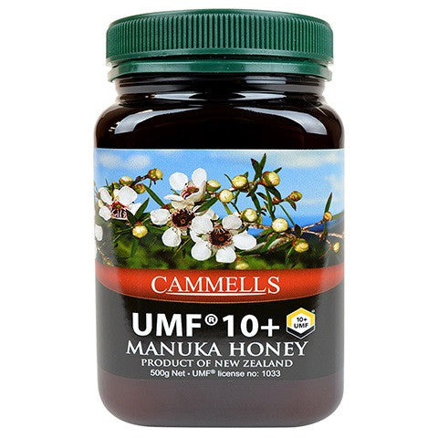 CAMMELLS Manuka Honey UMF 10+, MGO 263 mg/kg, 500g