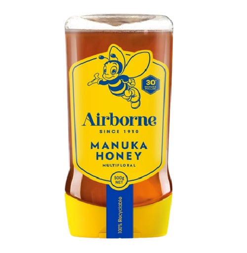 Airborne Manuka Honey 30+, squeeze, 500g