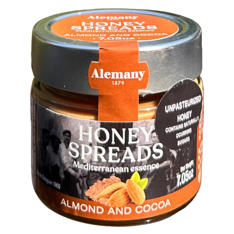 Alemany - honey-spread-almond-cocoa-manuka-canada-honey-world